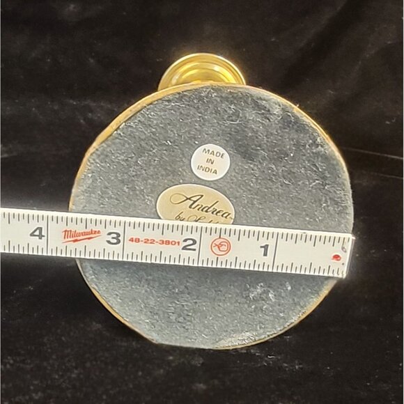 Vintage Andrea by Sadek Solid Brass Candlestick Holder - Picture 4 of 13